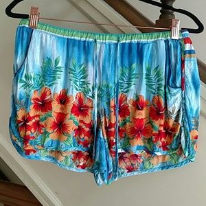C&C California Hawaiian Print Shorts